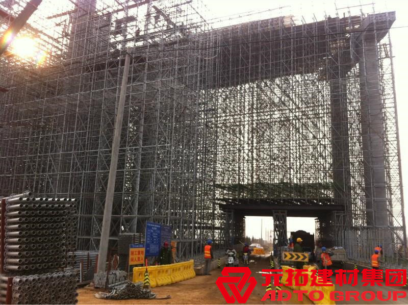 盤扣架數(shù)量計(jì)算難不難，盤扣一噸可以搭多少平？