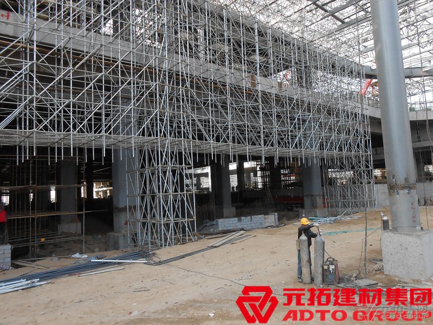 租賃的盤扣式腳手架搭建效率怎么樣？